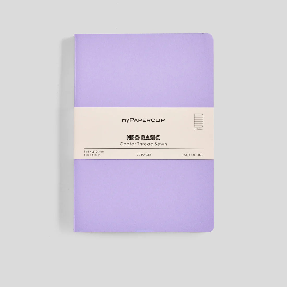 Neo Basic Center Thread Sewn Notebook - A5 - Assortment