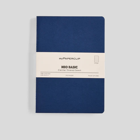 Neo Basic Center Thread Sewn Notebook - A5 - Assortment