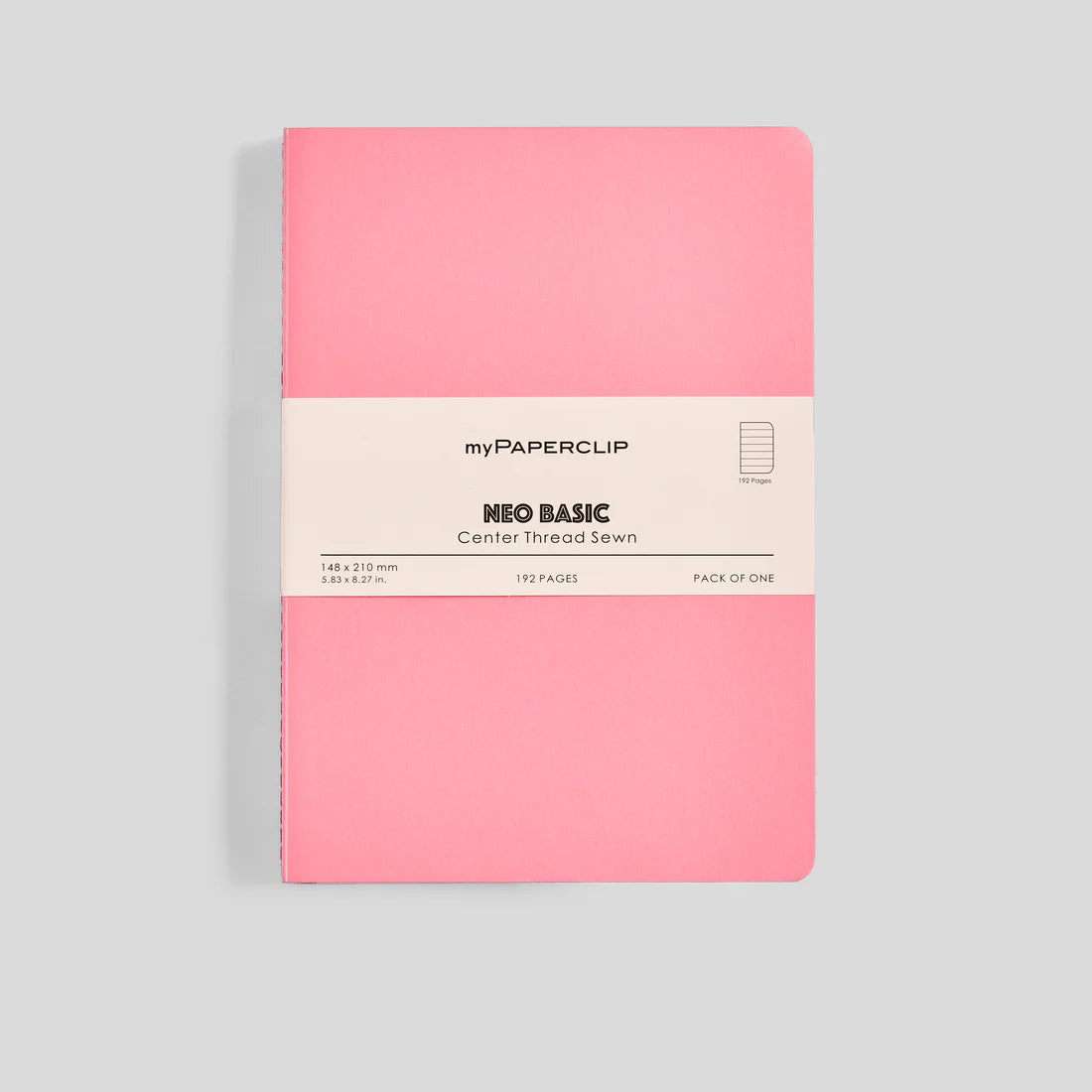 Neo Basic Center Thread Sewn Notebook - A5 - Assortment