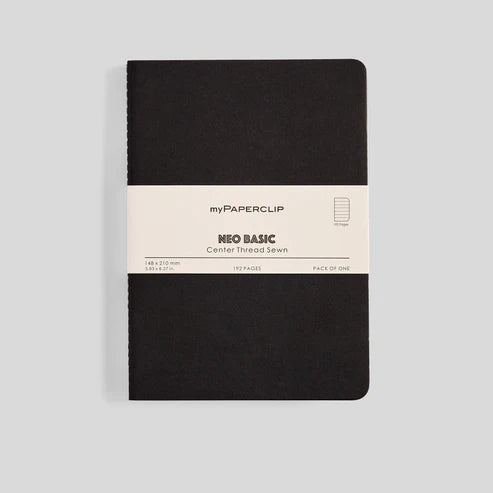 Neo Basic Center Thread Sewn Notebook - A5 - Assortment