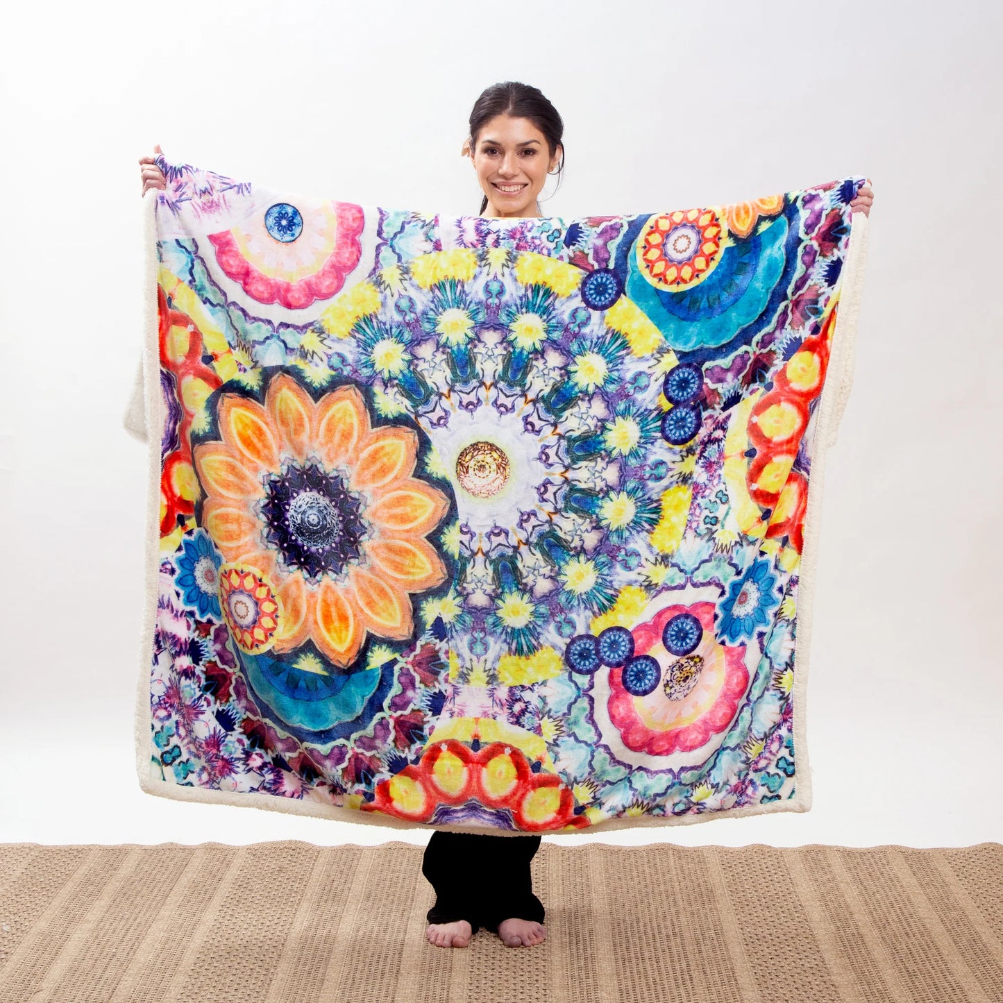 NE504 Carsten's StarbdustSherpa Plush Throw Blanket