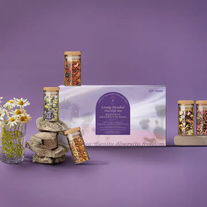 Altdif Lovely Blended Tea Gift Set (1 Set = 5 Jars)