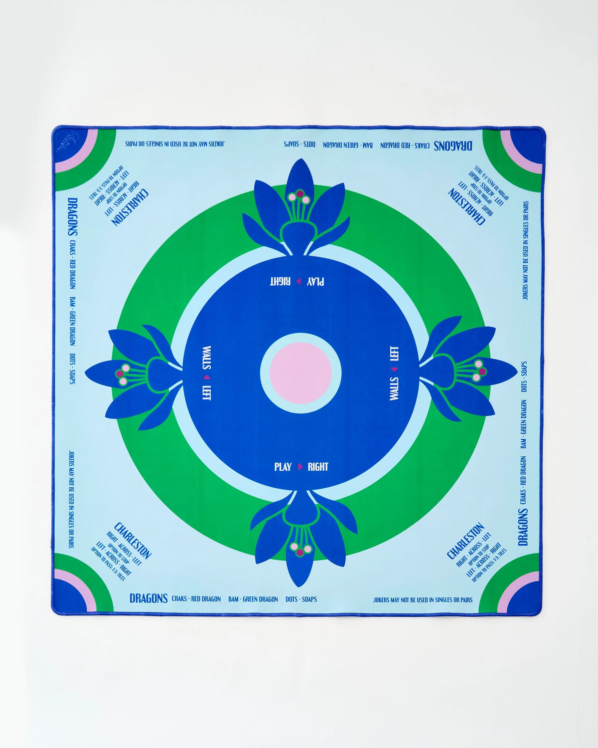 Preppy Soirée Mahjong Mat in Tube