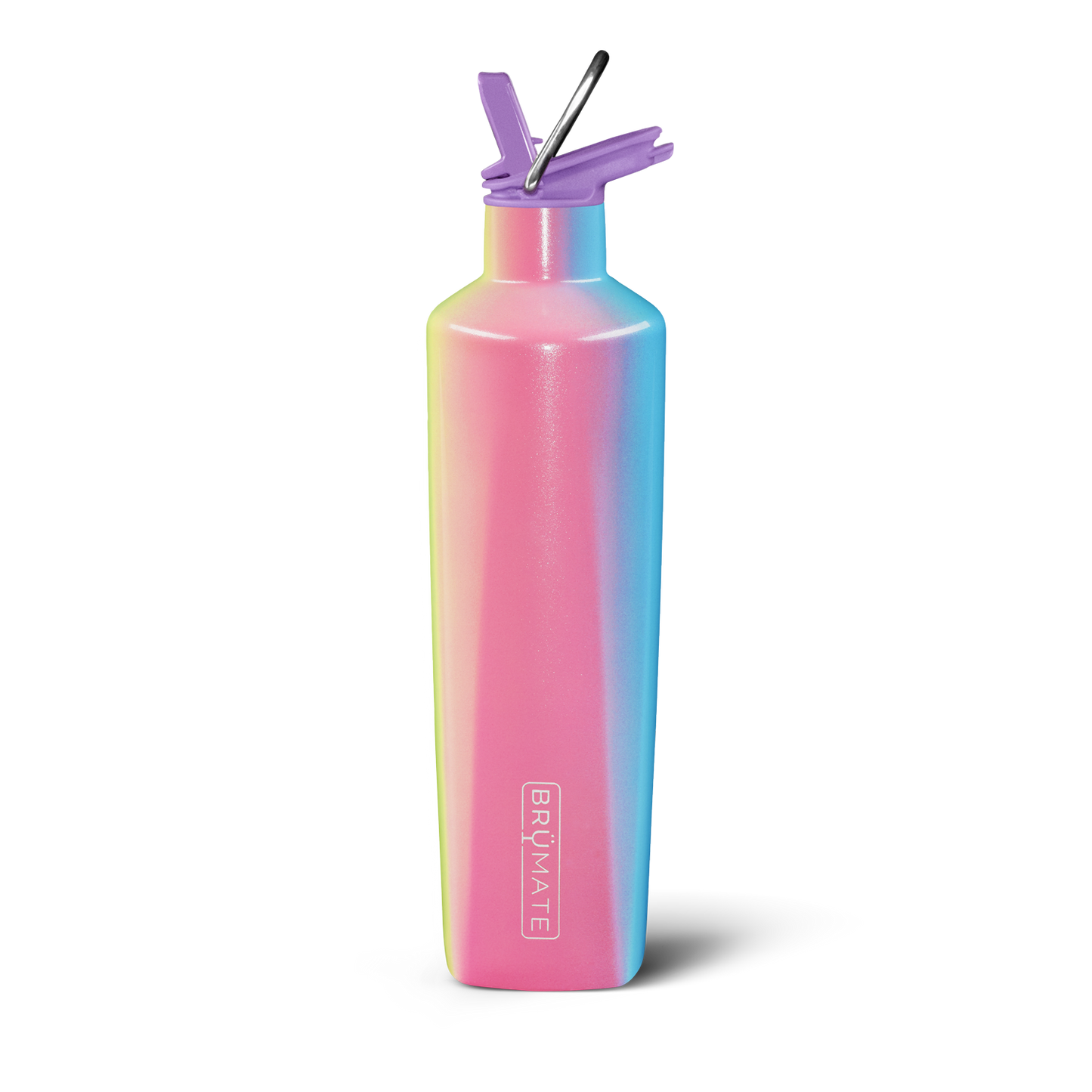 REHYDRATION BOTTLE 25 OZ - GLITTER RAINBOW