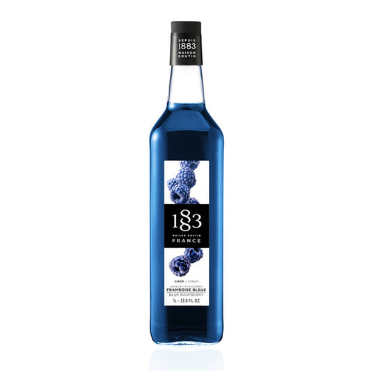 GLASS - 1883 Maison Routin France Syrup 1L - Raspberry Blue
