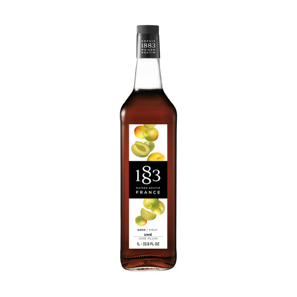 GLASS - 1883 Maison Routin France Syrup 1L - Plum