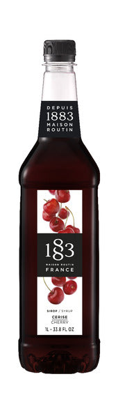 PLASTIC - 1883 Maison Routin France Syrup 1L - Cherry