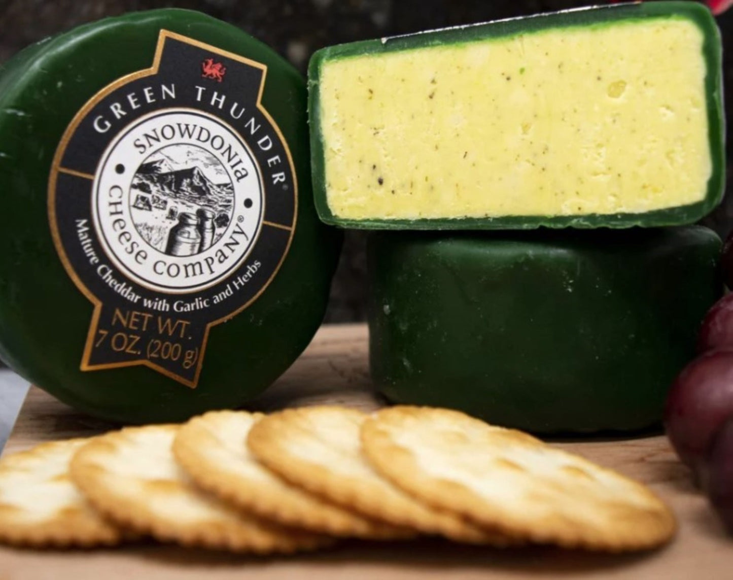 Snowdonia Cheese Cheddar Green Thunder