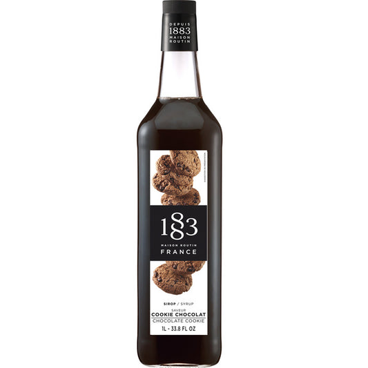 GLASS - 1883 Maison Routin France Syrup 1L - Cookie Chocolate