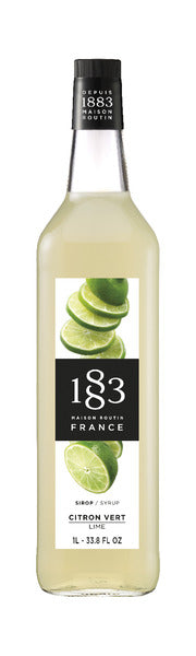 GLASS - 1883 Maison Routin France Syrup 1L - Lime