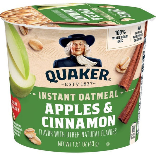 Cereal Hot Oatmeal Apple Cinnamon