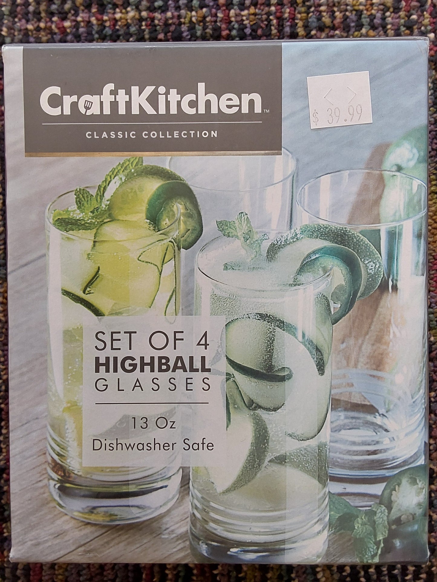 Classic Highball Glasses - Set of 4