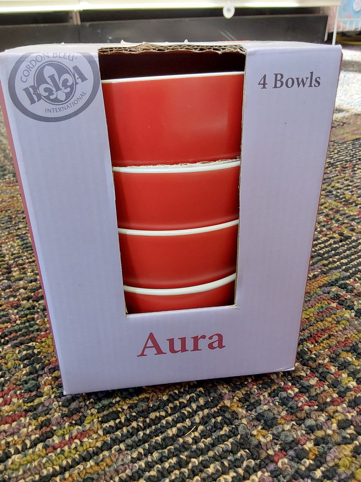 Aura Collection Ruby Bowls - Set of 4