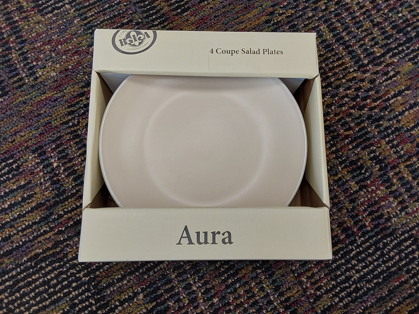 Aura Collection Linen Salad Plate - Set of 4