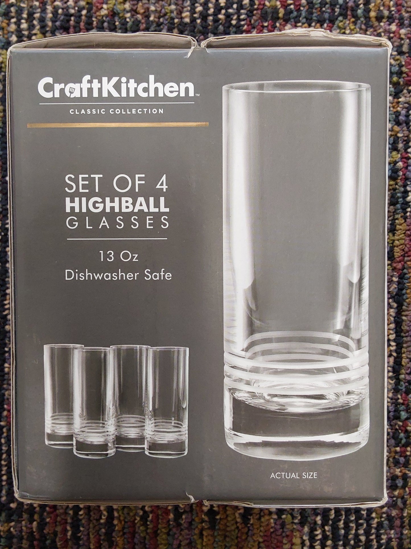 Classic Highball Glasses - Set of 4