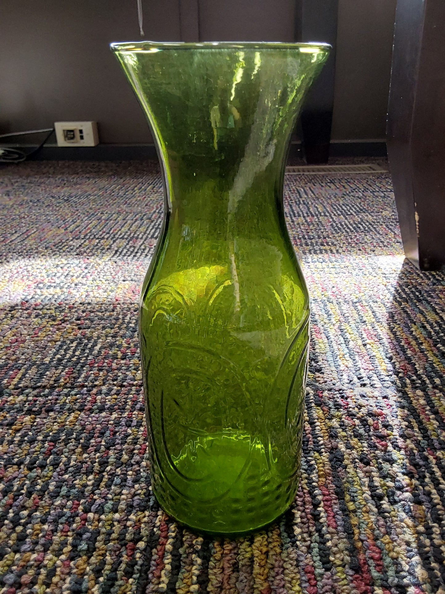 Embossed Glass Carafe