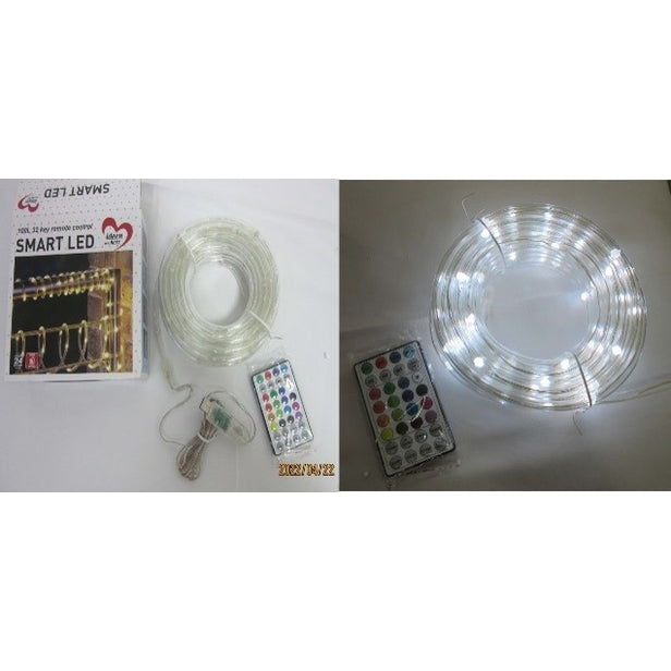 ROPE LIGHT LED 33FT CLEAR