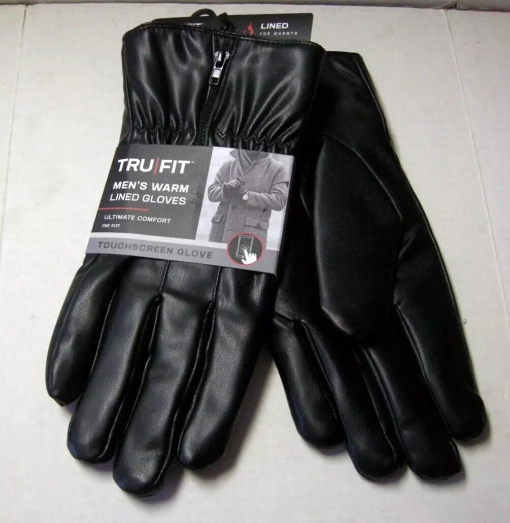 TruFit Men's Insulated Leather Gloves Assorted Styles