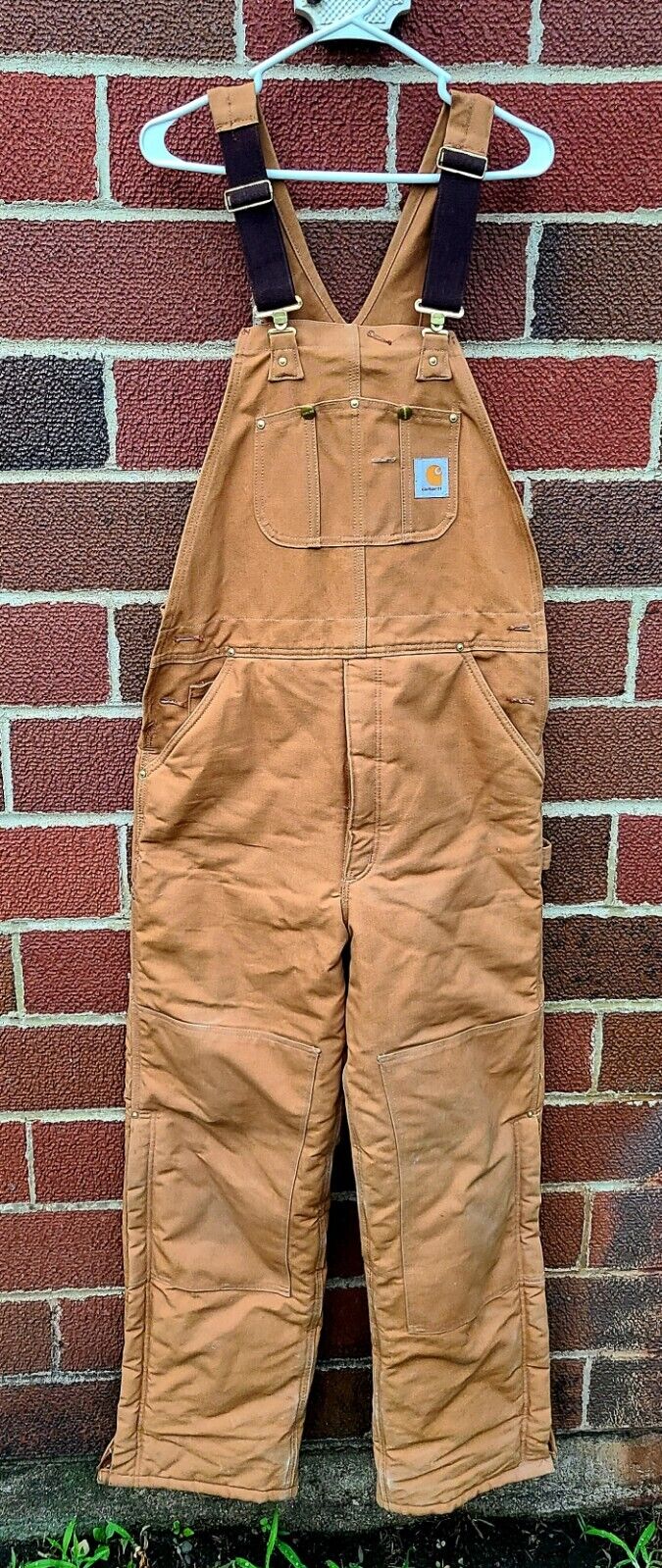 Carhartt Arctic Quilt Lined Duck Overall Bibs