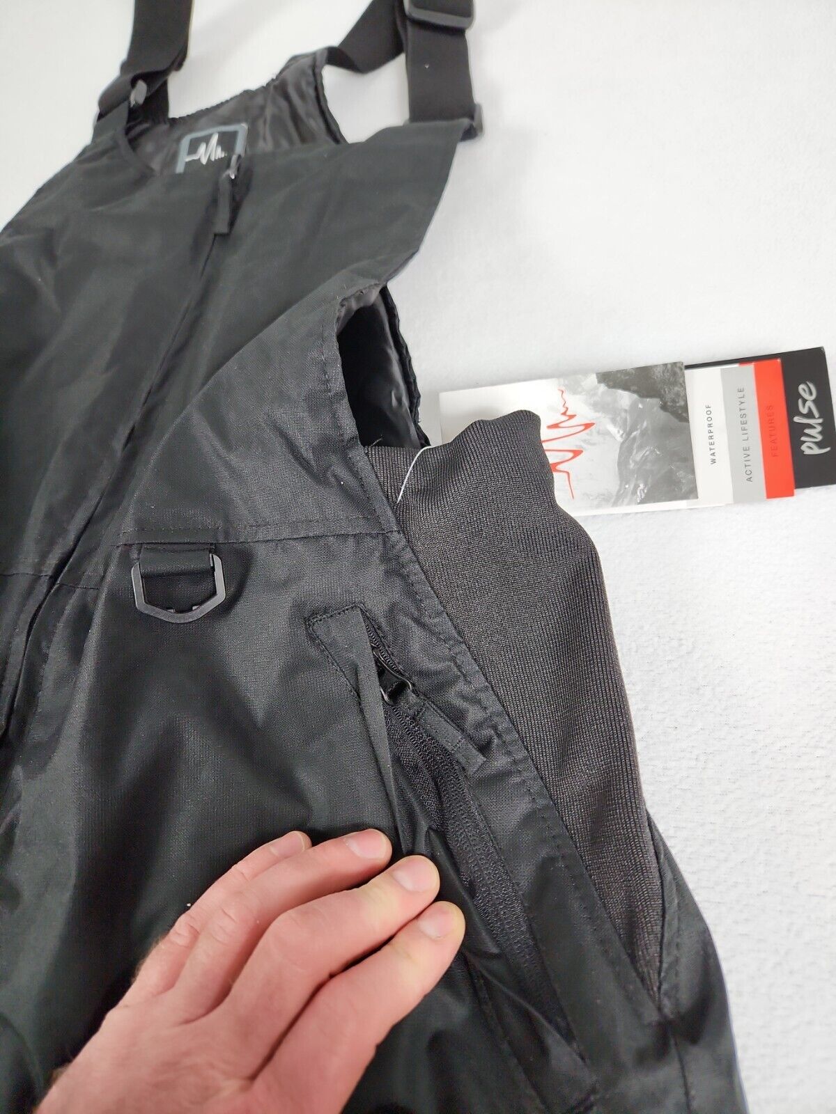 WOMEN'S BLACK 21-211 SNOW OVERALLS