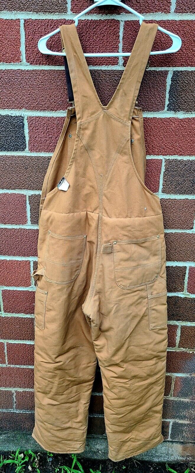 Carhartt Arctic Quilt Lined Duck Overall Bibs
