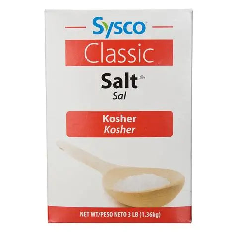 Sysco Classic Kosher Salt 3lb