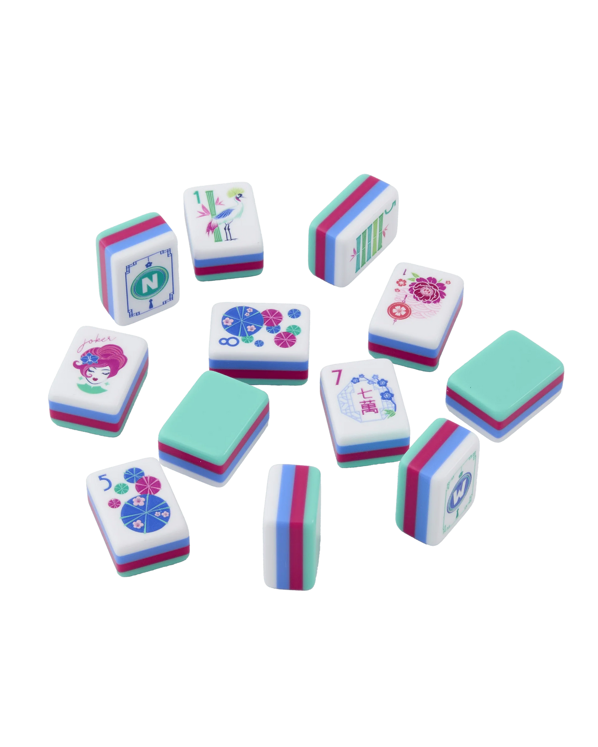 Sea Breeze Mahjong Tiles
