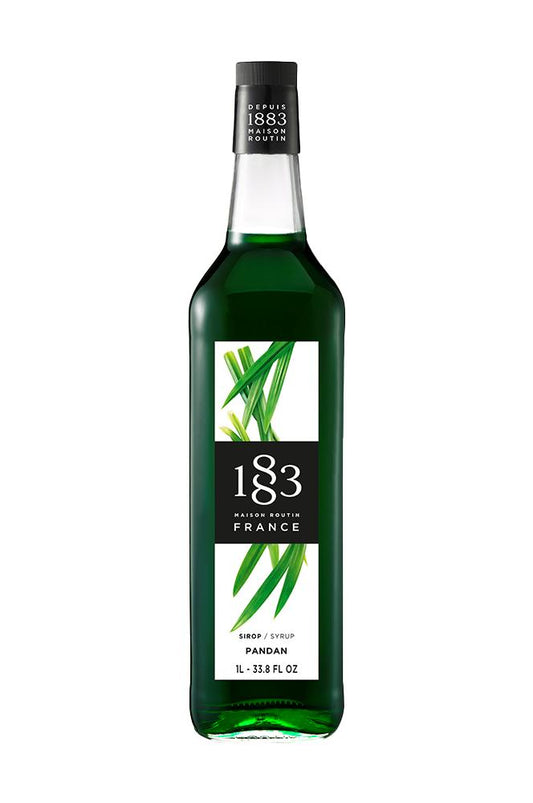 GLASS - 1883 Maison Routin France Syrup 1L - Pandan