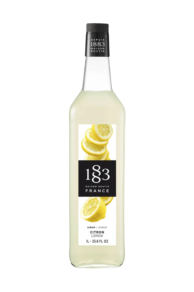 PLASTIC -  1883 Maison Routin France Syrup 1L - Lemon