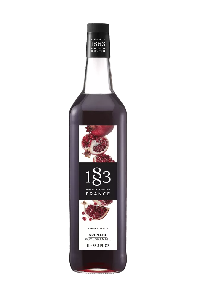 PLASTIC - 1883 MAISON ROULIN FRANCE SYRYP 1L - POMEGRANATE
