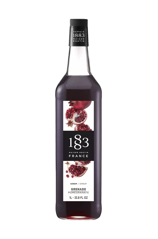 PLASTIC - 1883 MAISON ROULIN FRANCE SYRYP 1L - POMEGRANATE