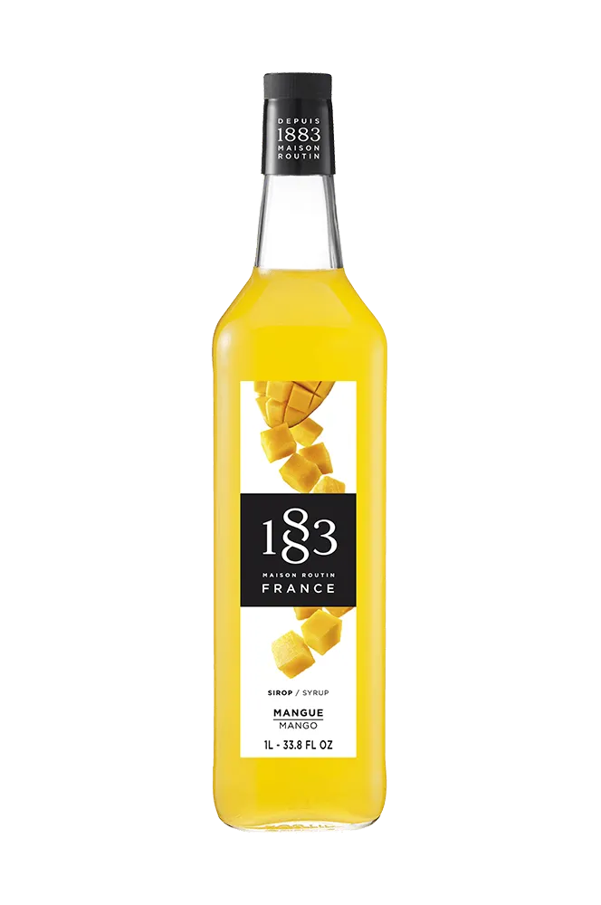 PLASTIC - 1883 MAISON ROUTIN FRANCE SYRUP 1L - MANGO