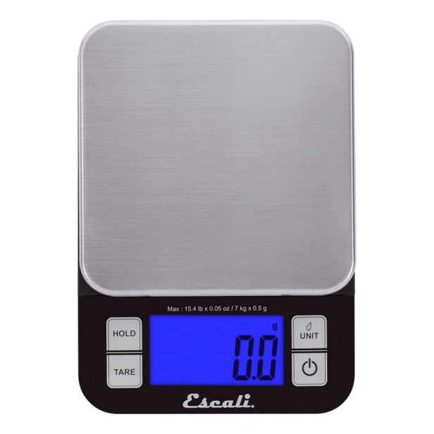 FOOD SCALE DIGITAL BLACK SQUARE