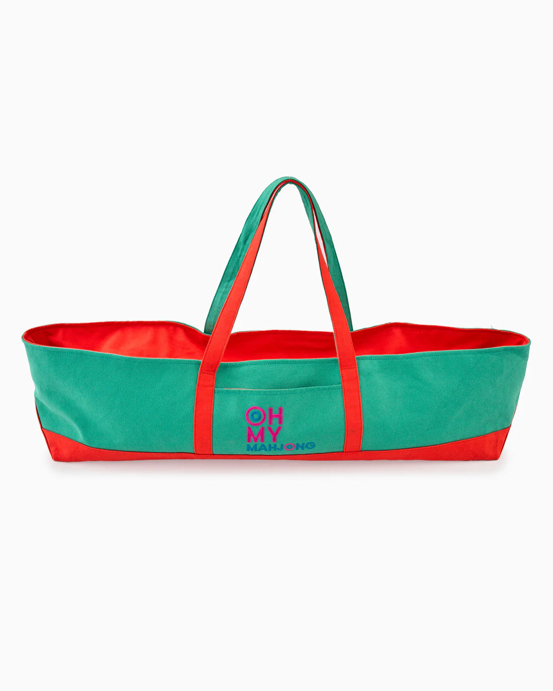 OH MY MAHJONG TEAL MAT STORAGE BAG