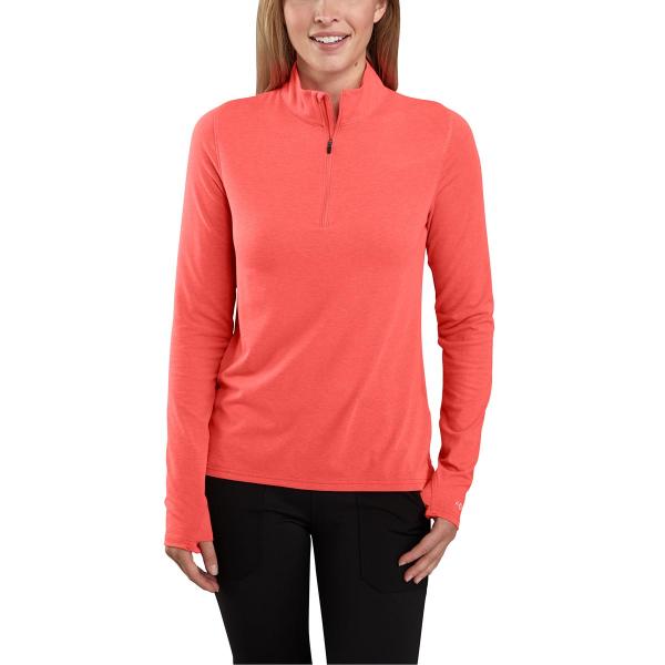 Carhartt Women's Force Delmont Quarter Zip Shirt