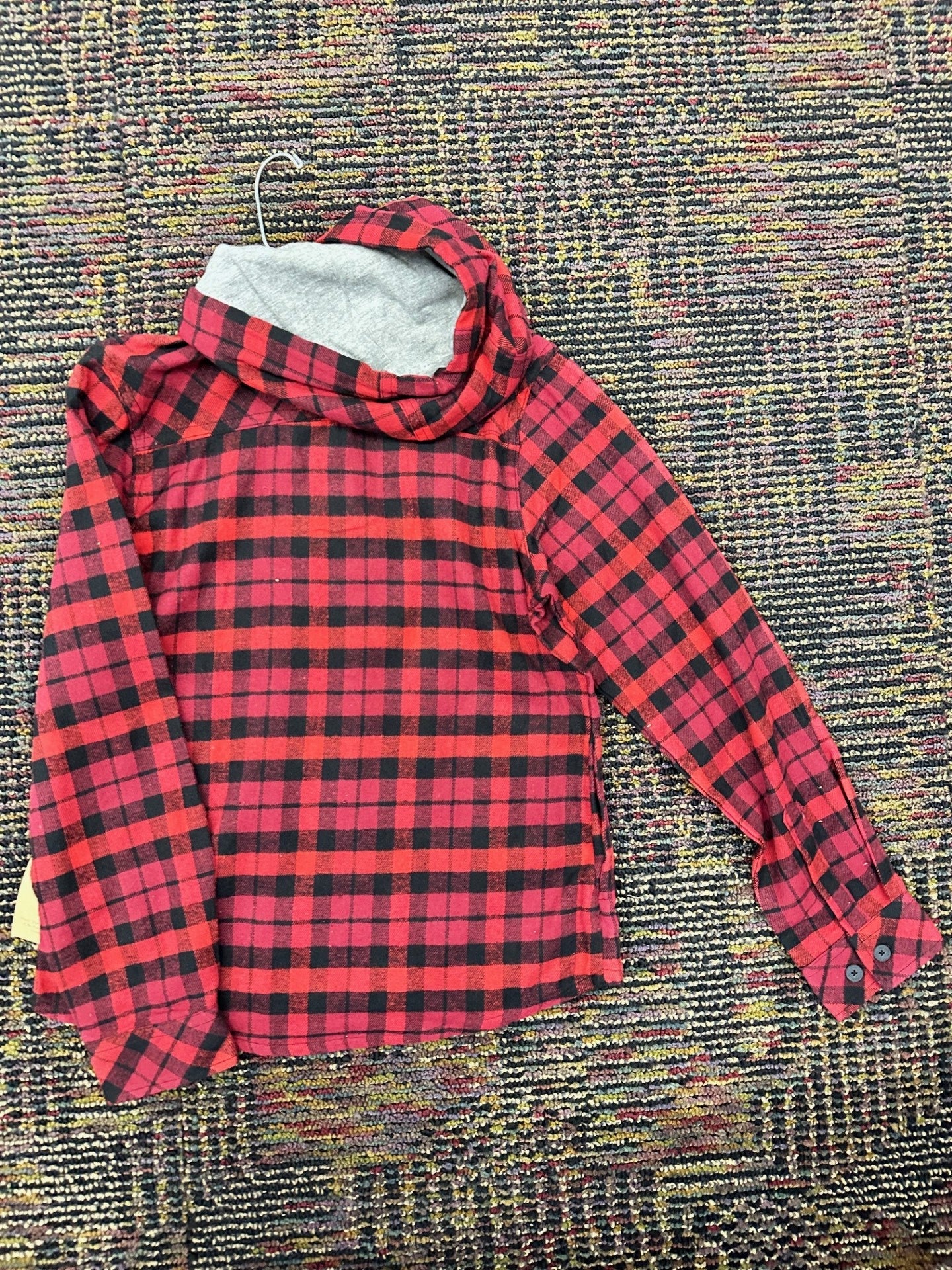 YOUTH GIRLS FLANNEL HOODY
