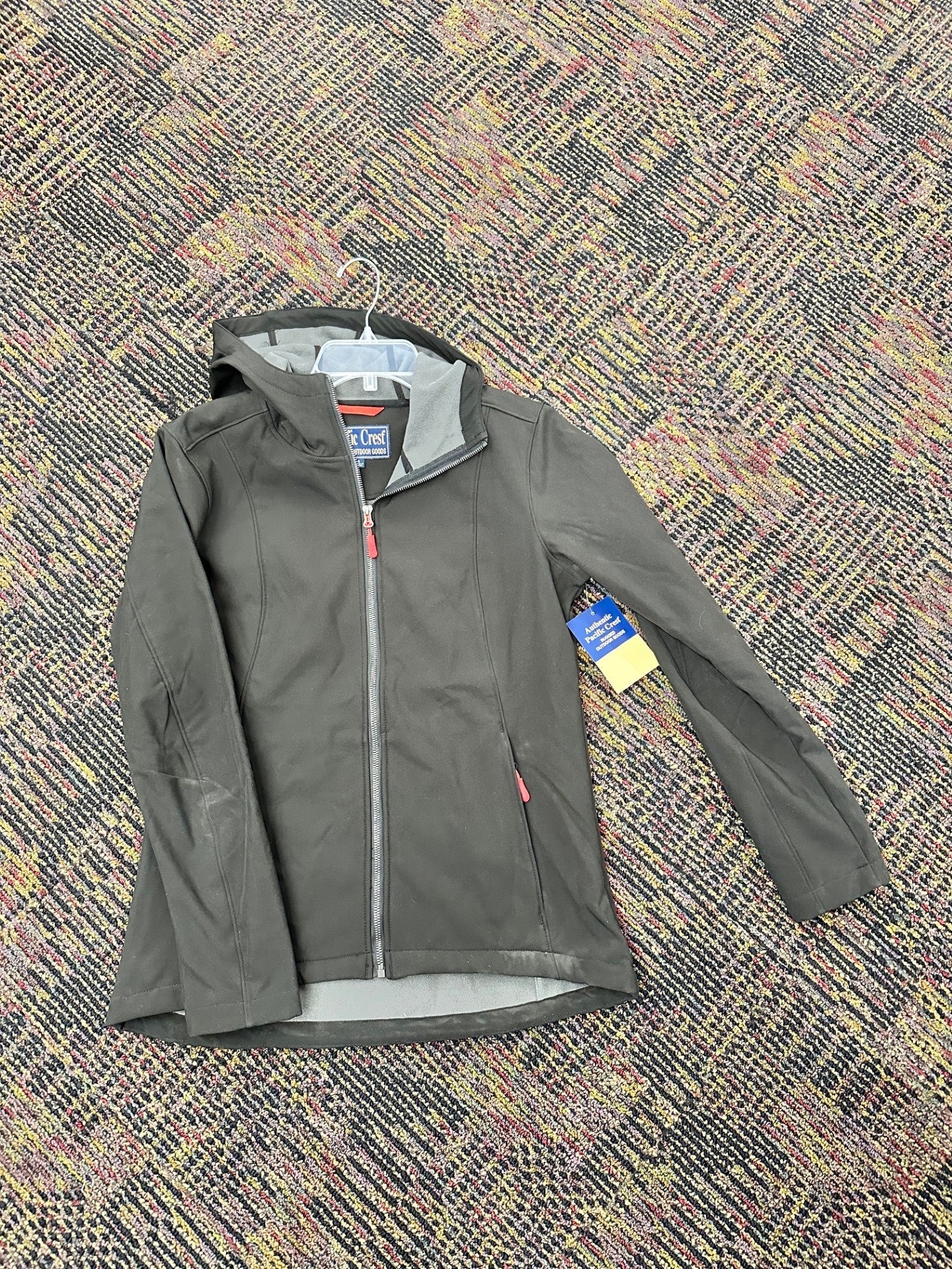 Pacific Crest Zip Up Jacket with Hood - Black