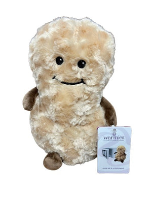 PEANUT Warmies Cozy Plush Heatable Lavender Scented Stuffed Animal