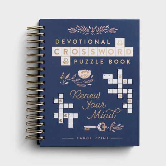 Devotional Crossword Puzzle Book - Renew Your Mind