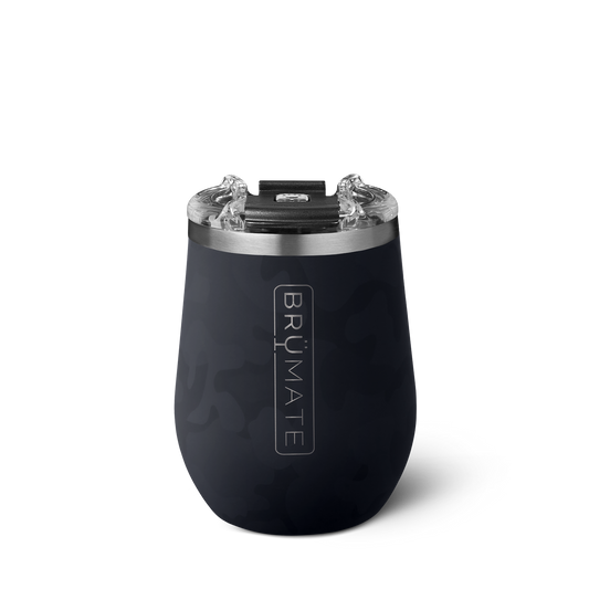 Uncork'd XL-WINE TUMBLER BLACK STAINLESS