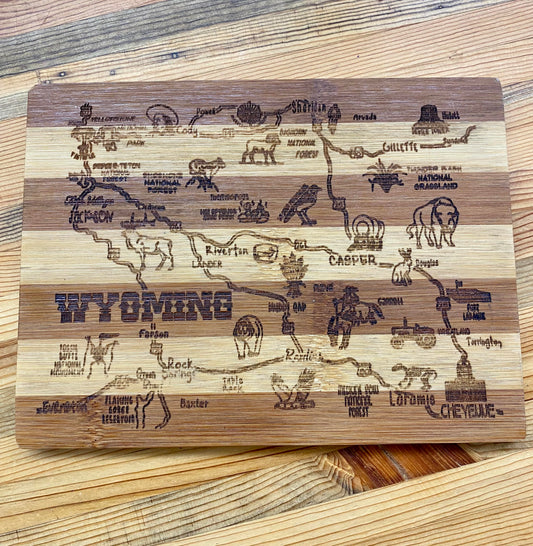 WYOMING CUTTING BOARD