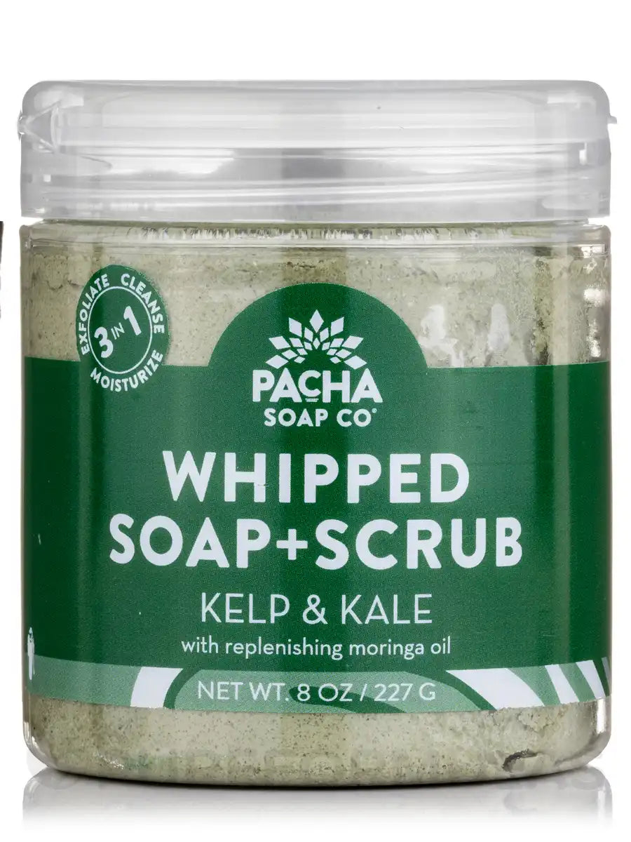 PACHA WHIPPED SOAP + SCRUB KELP & KALE