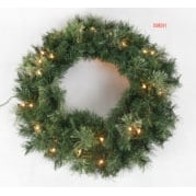 WREATH PRELIT B/O 24IN LODGEPOLE