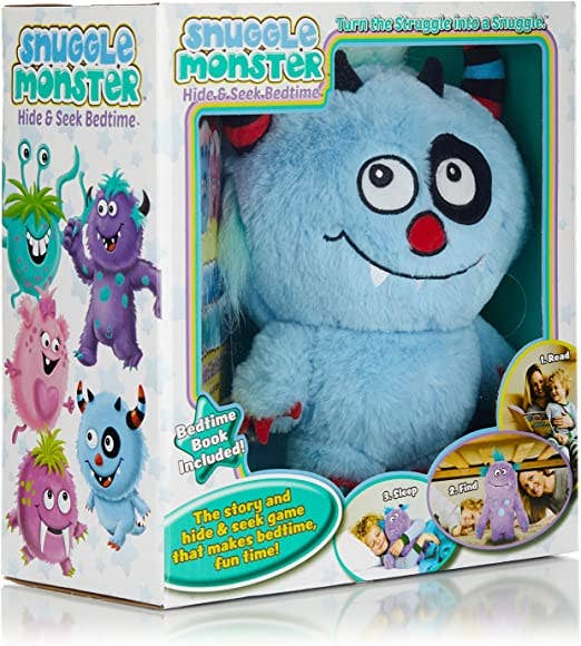 Snuggle Monster Hide & Seek Bedtime  Blue Monster