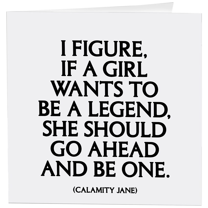 Cards - 350- If A Girl Wants To Be (Calamity Jane)