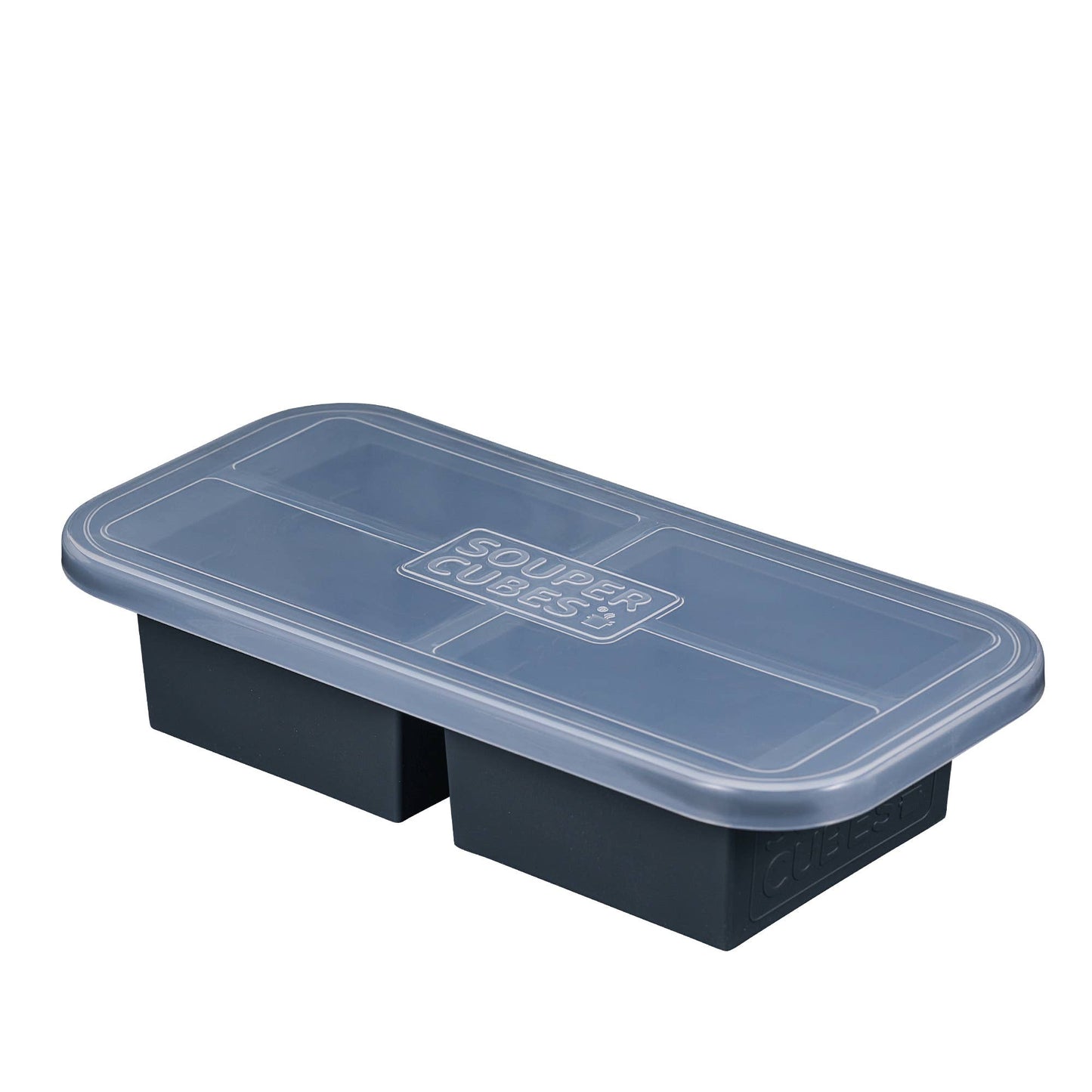 Souper Cubes 2 Cup Freezing Tray - Pack of 1: Charcoal