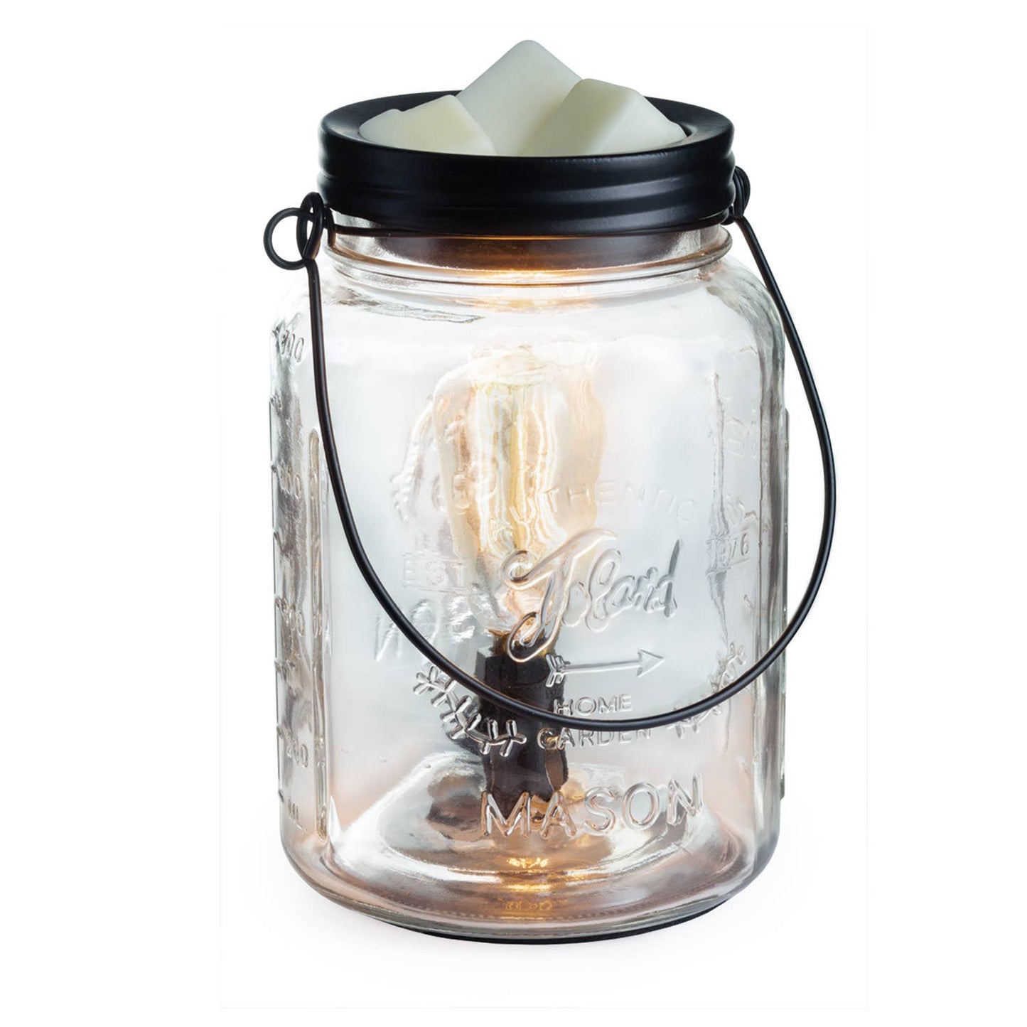 Mason Jar Edison Bulb Wax Melter
