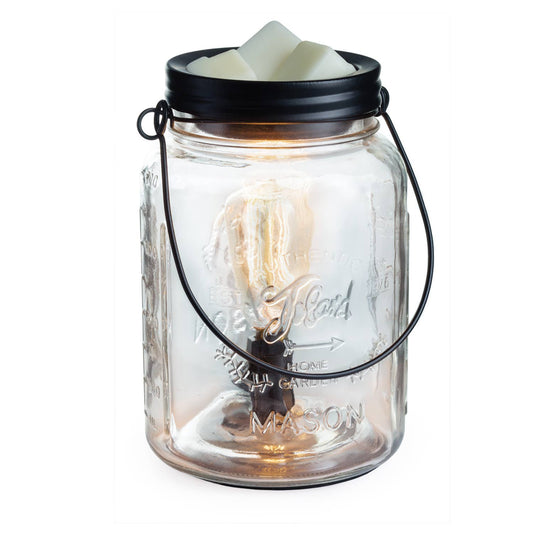 Mason Jar Edison Bulb Wax Melter