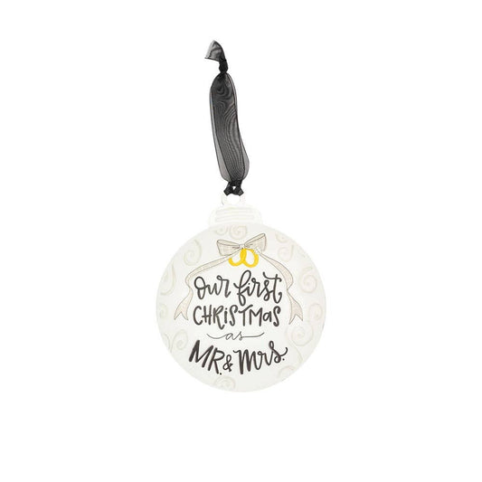 Our First Christmas Metal Ornament