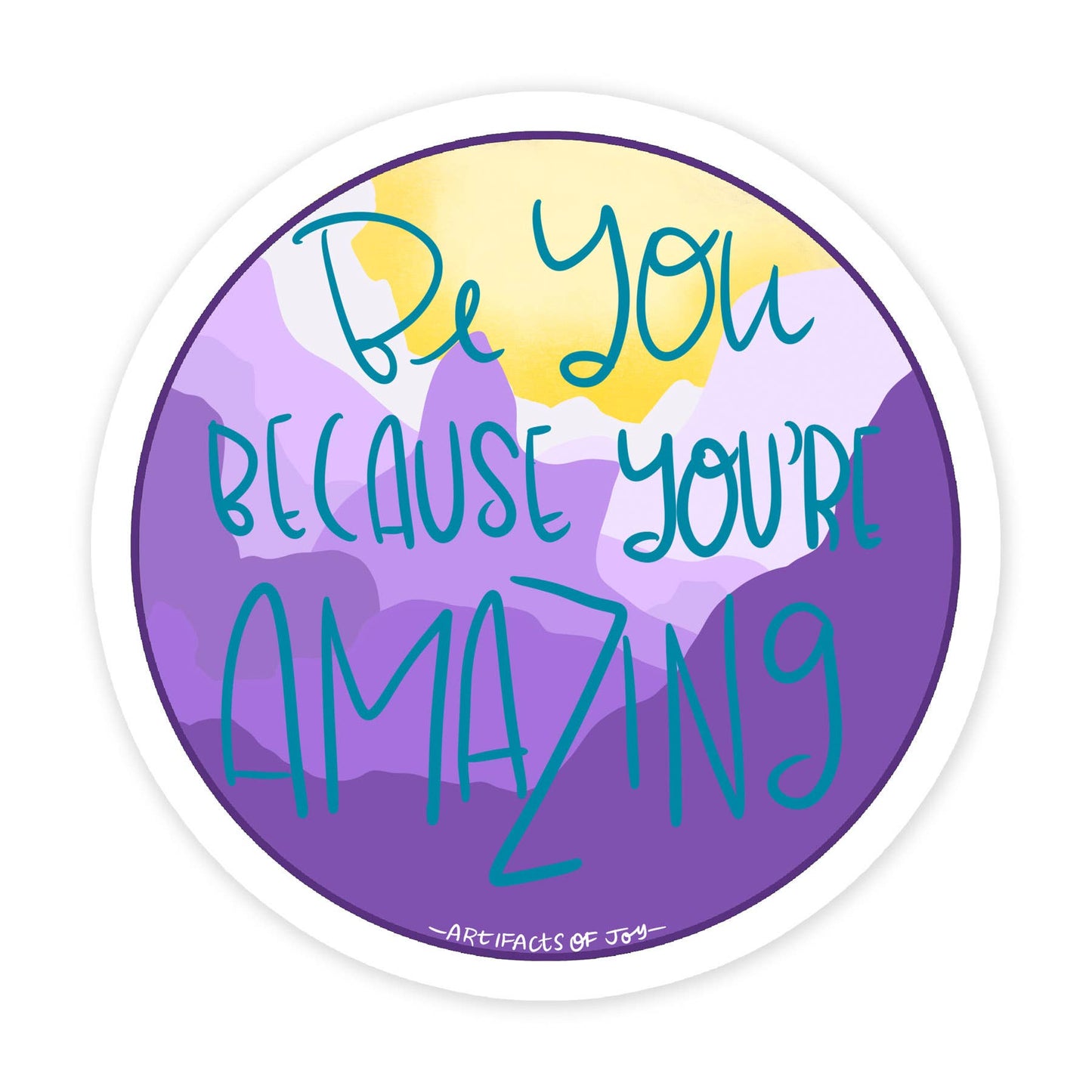Amazing - 3 Inch Vinyl Art Sticker